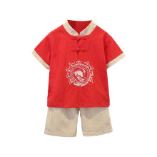 Tang Style Toddler Boy Outfit Top and Pants 18-24 Months
