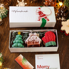 Coffret de 3 bougies parfumées AuroraX pour Noël