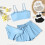 Toddler Girl's Solid Bikini Swimwear Set 3-Piece 7