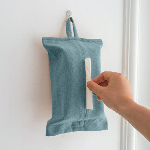 Nylon Spandex Ansiktsduksskydd Blå Rektangulär