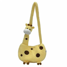 Dámska plyšová crossbody kabelka s žirafou v kórejskom štýle
