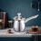 Stainless Steel Turkish Coffee Pot with Long Handle 600ml 6