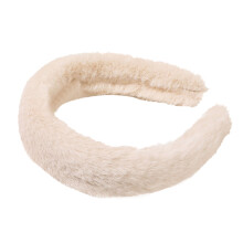 Diadema de felpa anudada para mujer para lavarse la cara, talla única