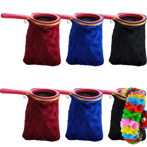 Zauberrequisiten-Wechseltasche mit Reißverschluss, 6er-Pack