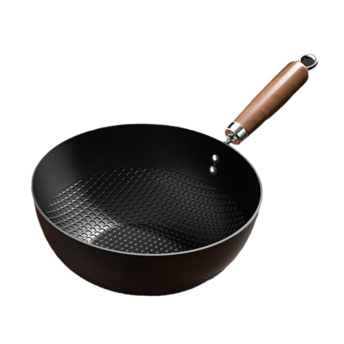 Iron Wok Pan 26cm Small Multipurpose Cooking Pan 1