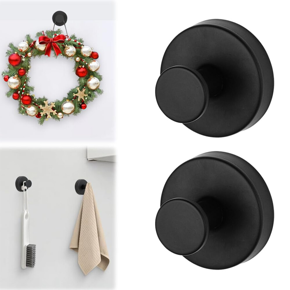 Suction Cup Hooks For Wreaths Glass Mirrors 6 Pack 9377112988894