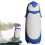 Copo de vidro duplo Penguin azul 350ml 1