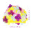 Floral nylon swim cap for braids 1 piece 2