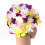 Floral nylon swim cap for braids 1 piece 8