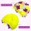 Floral nylon swim cap for braids 1 piece 6