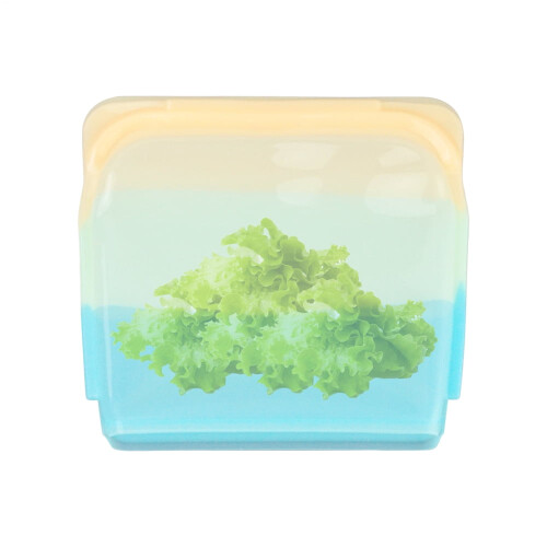 Sacs de conservation réutilisables en silicone transparent épais sans BPA