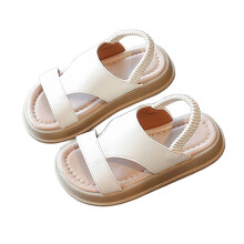Zomersandalen voor meisjes, casual strandschoenen, beige, maat 5,5-6.