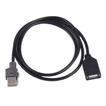 Cabo adaptador USB para sistema de navegação estéreo de 4 pinos para Citroën C4C5