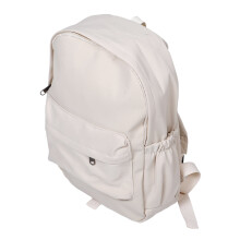 Backpack White Canvas Lightweight for Middle School 1 Pack