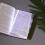 Lampe de lecture LED plate à piles, avec éclairage de texte. 1