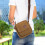 Plecak crossbody z płótna unisex, torba podróżna 4