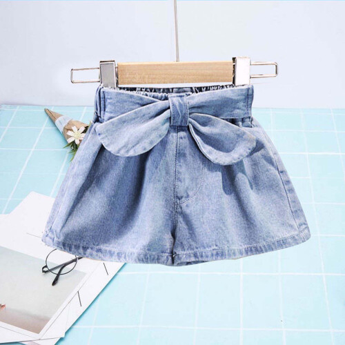 Blå jeansshorts för flickor, 6 år 1