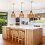 Boho rattan pendant lamp outdoor weatherproof lantern 8