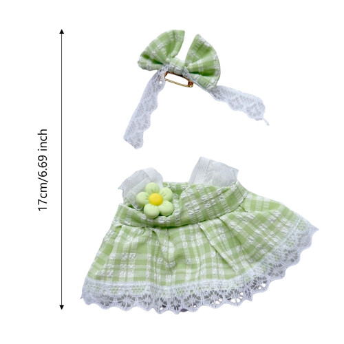 17 cm dockkläder set premium modeklänning 1 del 1