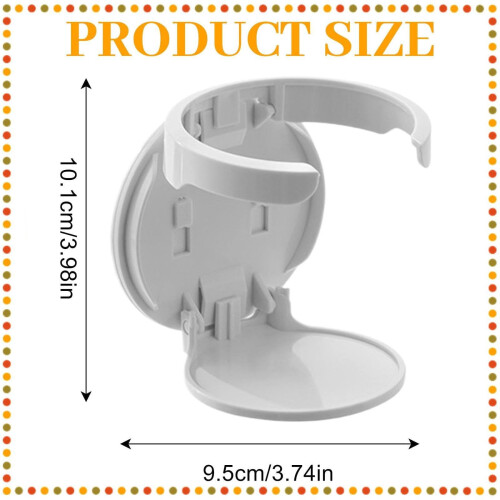 Foldable Cup Holder Adjustable Wall Car Mount 1PC 2