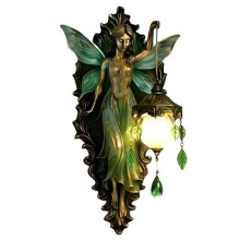 Wall Atmosphere Light Fairy Wings Night Light Vintage Fairy Decor Lamp for Home College Dorm Farmhouse Bedroom