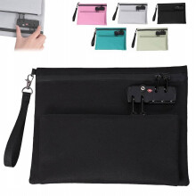 Notary Bag Canvas with Lock 1 Pack
