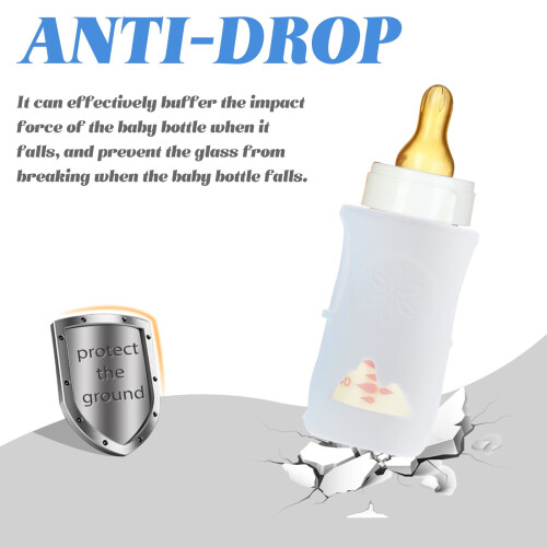 Housses en silicone pour biberons de lait (4 pièces) 1