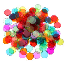 Raindrops Bingo Chips ABS Counting Discs 300 pcs 19mm
