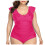 Women's One-Piece Swimsuit with Tummy Control and Modest 1