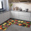 Kitchen Rugs Set Vintage Black Farmhouse 2 pcs 2