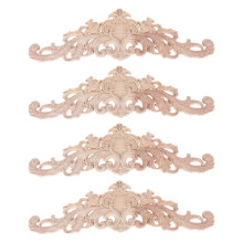 Wood Cabinet Door Onlay Decors 4 pcs