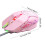 Ratón gaming rosa con cable RGB, 4 niveles de DPI y macro. 3
