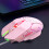 Ratón gaming rosa con cable RGB, 4 niveles de DPI y macro. 6