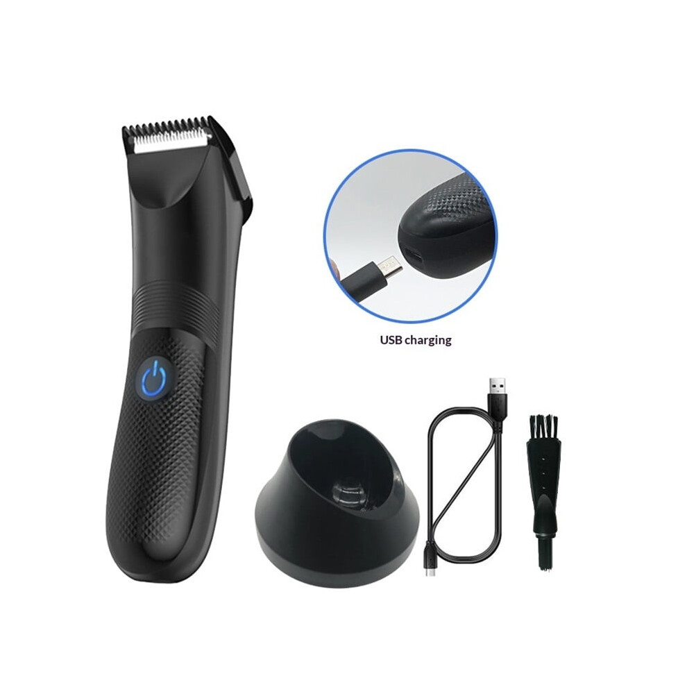 Waterproof Cordless Electric Intimate Shaver for Men â Wet/Dry, Rechargeable, Compatible with Pubic & Groin Area