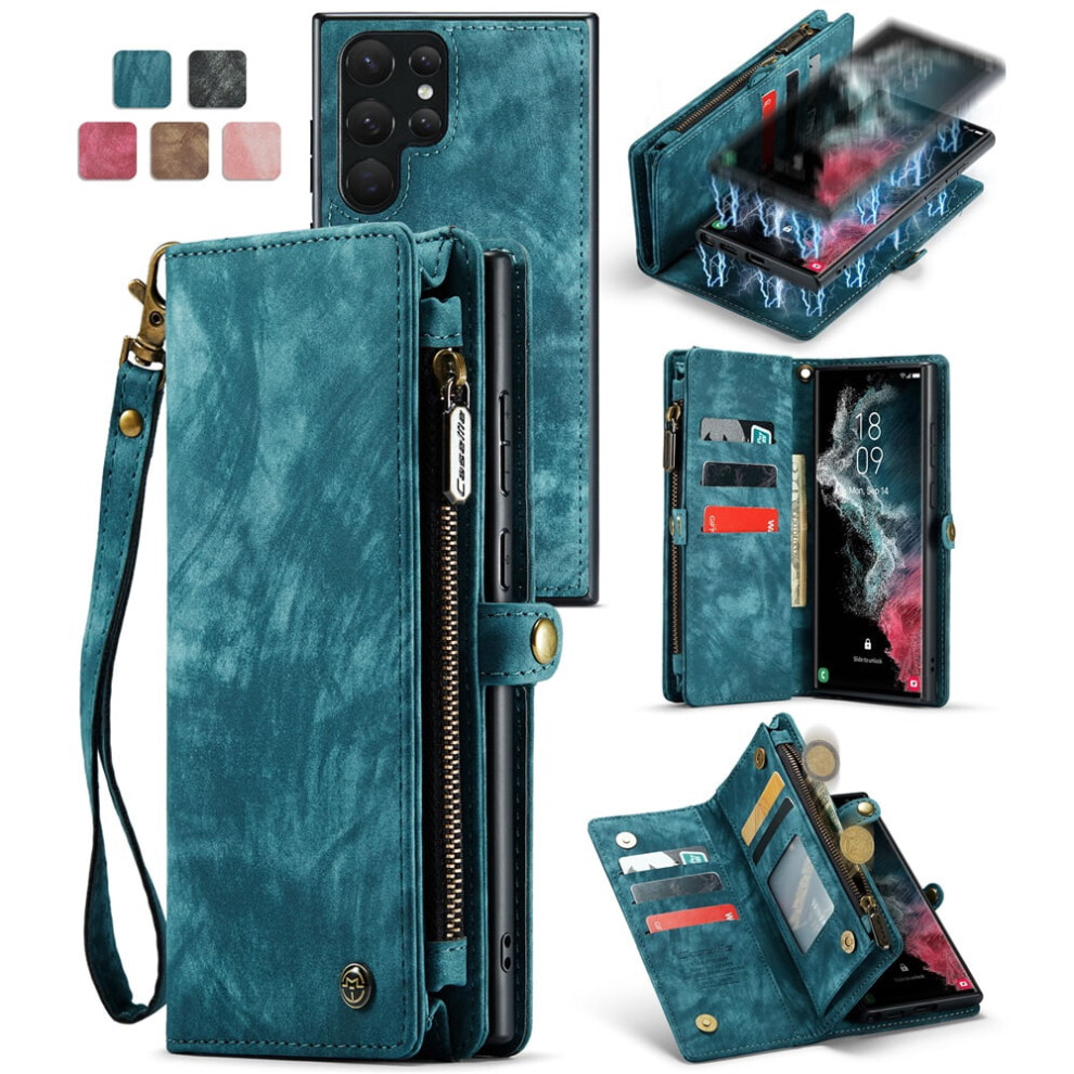 Caseme Leather Case For Samsung Galaxy S22 Ultra 5G With 941196992468