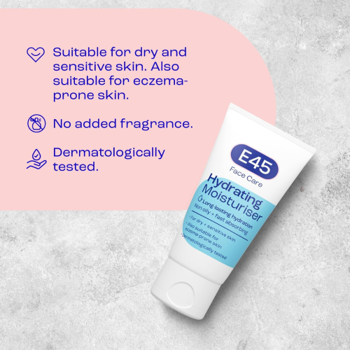E45 E45 Face Care Hydrating Moisturiser 50ml 2