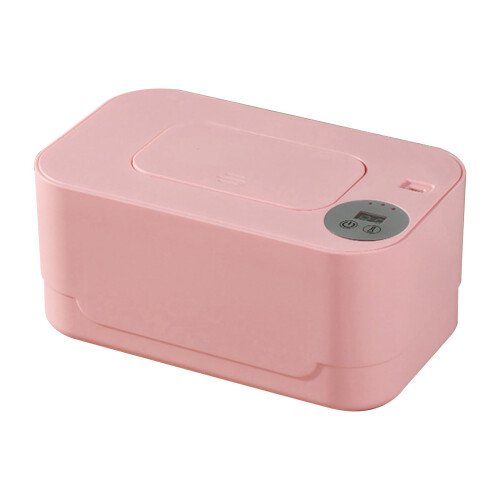 Aquecedor de lenços umedecidos rosa com USB e termostato (1 unidade) 1