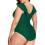 Women's Plus Size One Piece Swimdress with Tummy Control 4