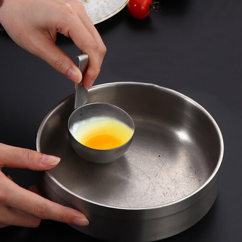 Egg boiler and steamer rack with spoon black stainless 1