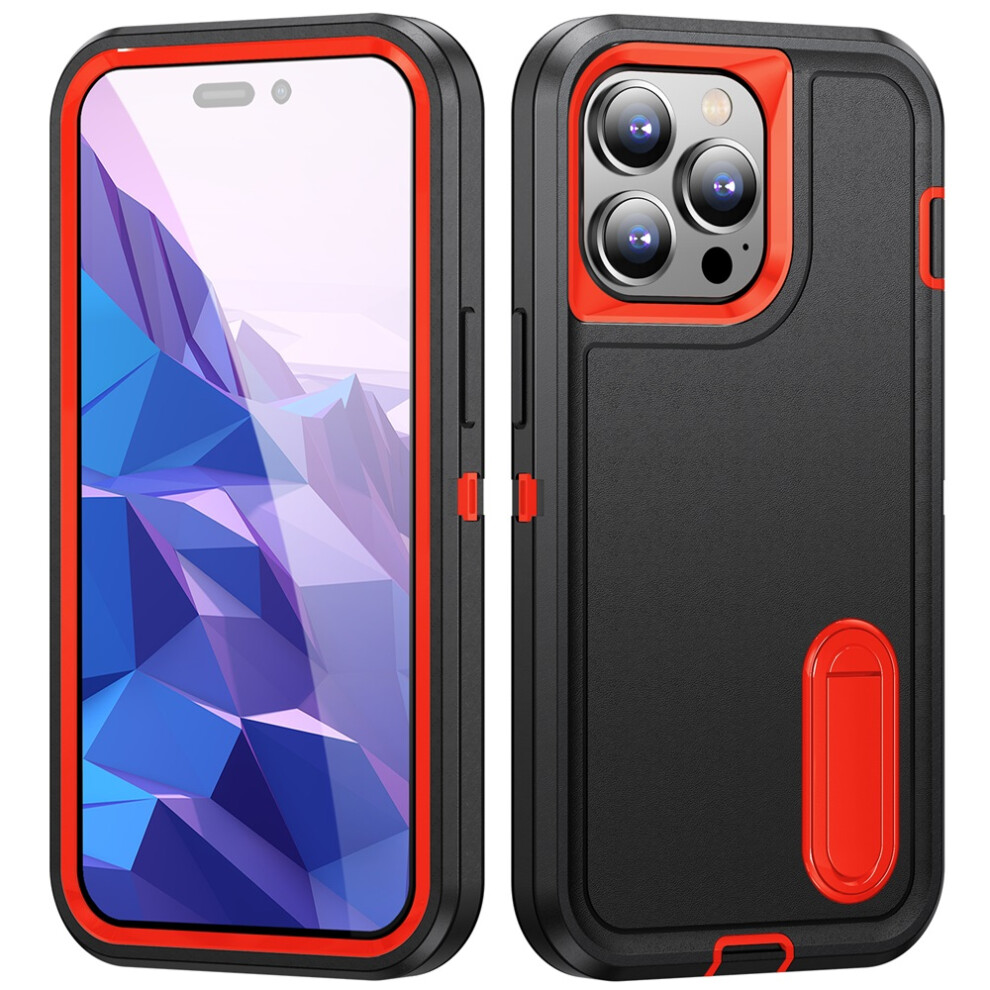 Iphone 15 Pro Case With Kickstand Shockproof Rugged Cover 941196987778