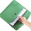 Leather A4 Document Folder with Snap Closure Black 8