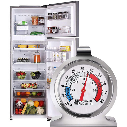 Stainless Steel Fridge Thermometer -28~28C 5PC 2