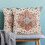 Conjunto de 2 capas de almofada boho em linho, 40x40cm (16x16 polegadas). 4