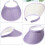 Dameszonneklep met brede rand UPF50+ en clipsluiting 5