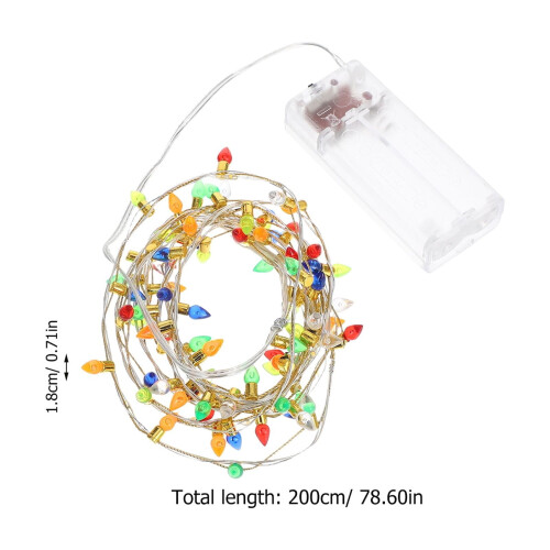 Luminițe decorative LED multicolore OULII pentru interior, 10 m 1
