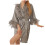 Women's Lightweight Robe Gray L 1