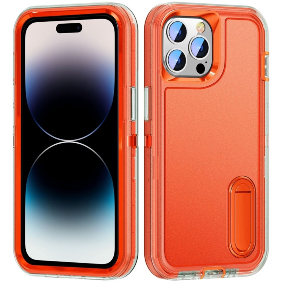 Iphone 14 Pro Case With Kickstand Rugged Orange 941196972224