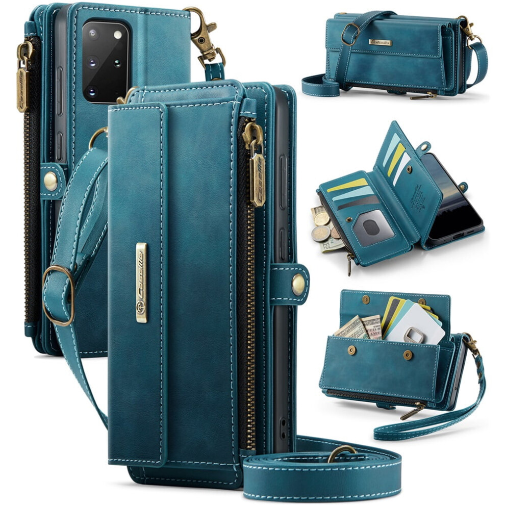 Caseme Wallet Case For Samsung Galaxy S20 Plus 5G Blue 941196981660