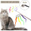 Cat Worm Toy Refills 12 Pack with Teaser Toys 5