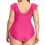 Women's One-Piece Swimsuit with Tummy Control and Modest 3